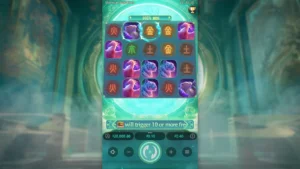 Ảnh giao diện chính game Mythical Guardians (slot PG) chơi tại LC79