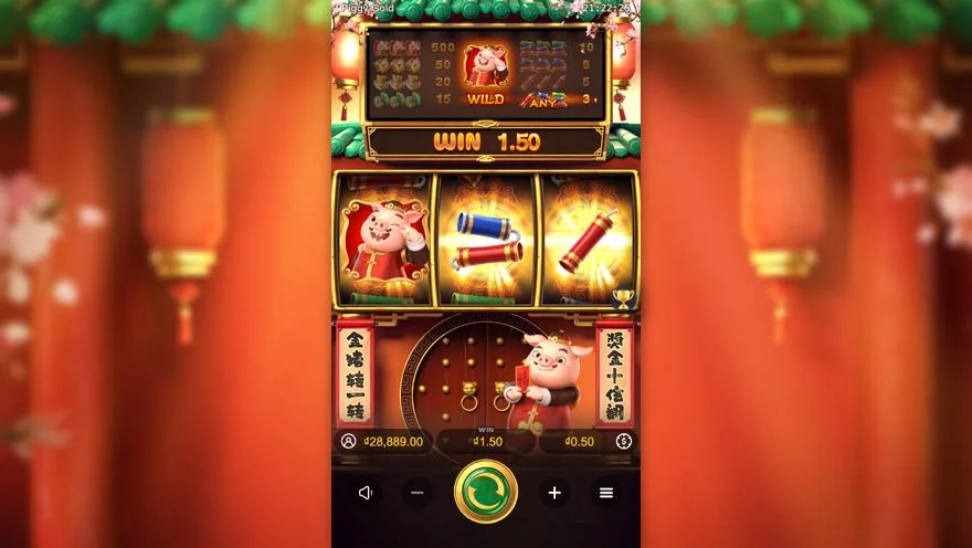 Ảnh màn hình gameplay game Piggy Gold (slot PG) chơi tại LC79