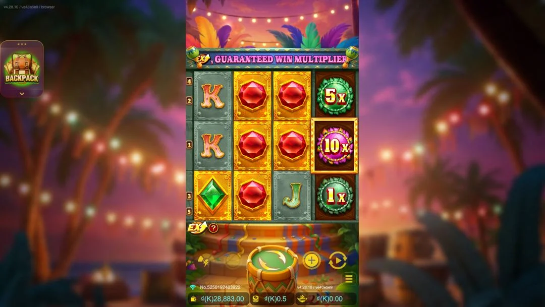 Ảnh giao diện chính game Samba Jewel (slot JDB) chơi tại LC79