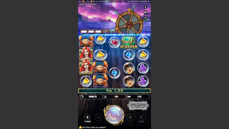 Ảnh màn hình gameplay game Tides of Fortune (Kingmidas #) (slot) chơi tại LC79