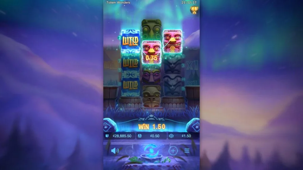 Ảnh giao diện chính game Totem Wonders (slot PG) chơi tại LC79