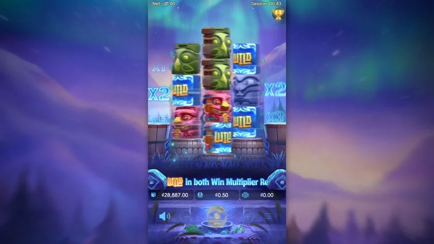 Ảnh bảng biểu tượng & tính năng game Totem Wonders (slot PG) chơi tại LC79